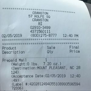 Trading- Proof of USPS